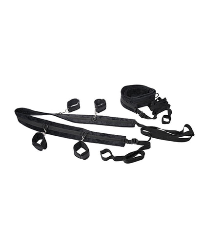 Sportsheets No Matter Where Bondage Restraint System – Black