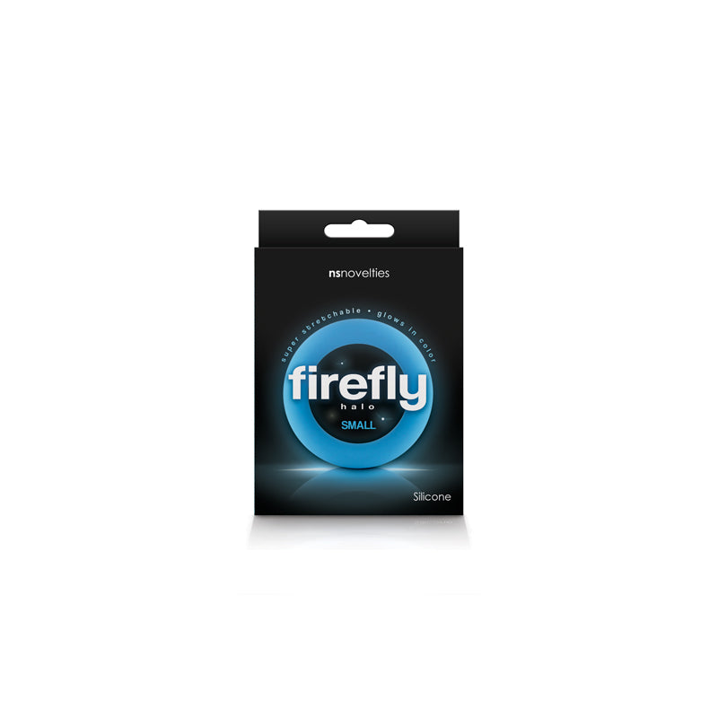 nsnovelties Firefly Halo Small Glow-in-the-Dark Cock Ring – Blue