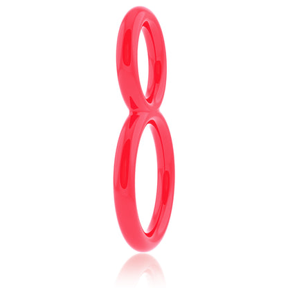 Ofinity Double Ring Erection Enhancer – Red