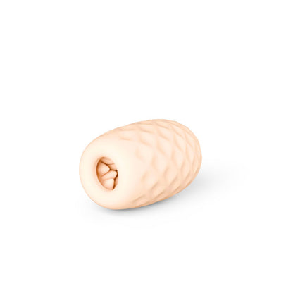 nsnovelties Pocket Pals Diamond White Reversible TPE Stroker – Realistic Sensations