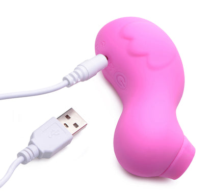 Sucky Ducky Silicone Clitoral Stimulator - Pink - Multi-Speed, Rechargeable
