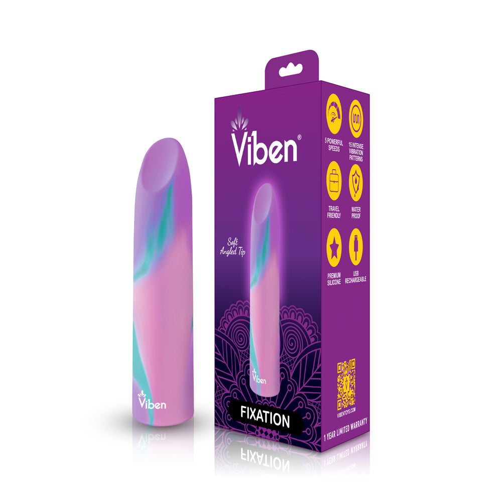 Viben Fixation Lipstick Bullet – Multi-Function Waterproof Vibrator