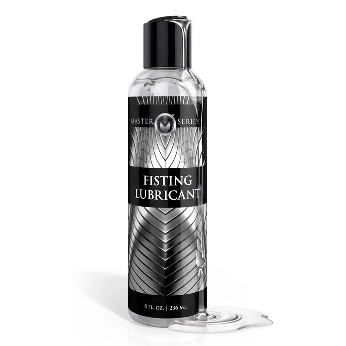 XR Brands Fisting Lubricant 8oz - Water-Based Anal Lubricant with Lidocaine - Clear