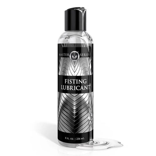 XR Brands Fisting Lubricant 8oz - Water-Based Anal Lubricant with Lidocaine - Clear