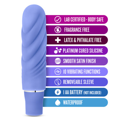 Blush Nimbus Mini Vibrator – Multi-Speed Waterproof – Periwinkle