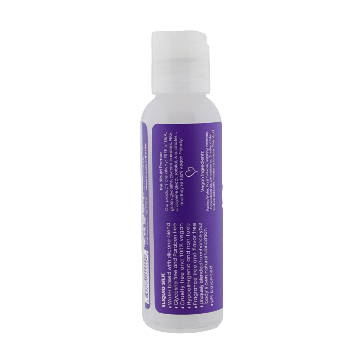 Sliquid Naturals Silk Personal Lubricant – Water-Based Hybrid – 2.0 Fl Oz