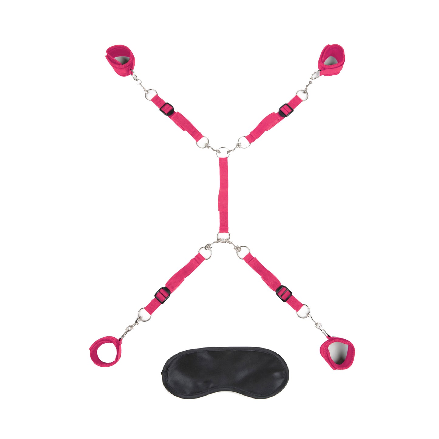 Electric Novelties 7-Piece Bed Spreader Set – Hot Pink