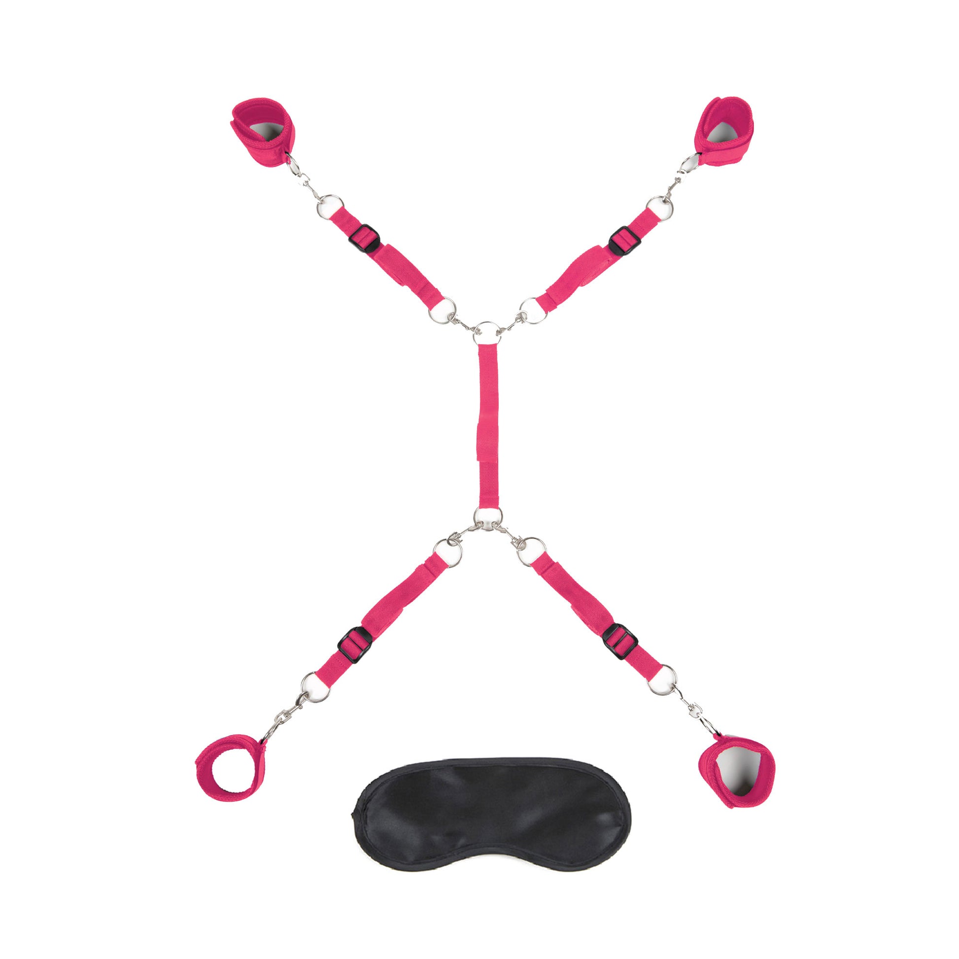 Electric Novelties 7-Piece Bed Spreader Set – Hot Pink