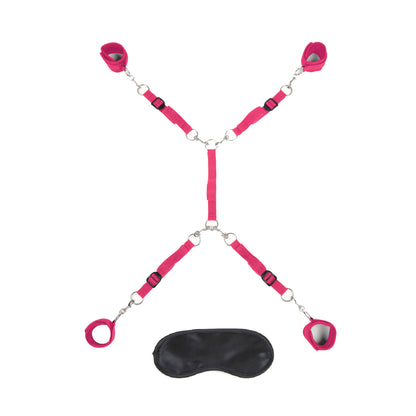 Electric Novelties 7-Piece Bed Spreader Set – Hot Pink